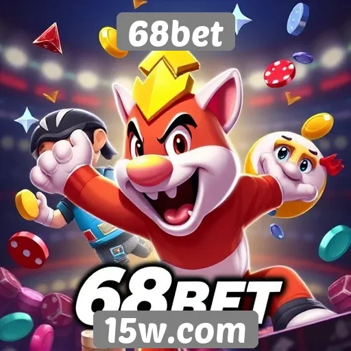 A diversidade de jogos disponíveis na 68bet